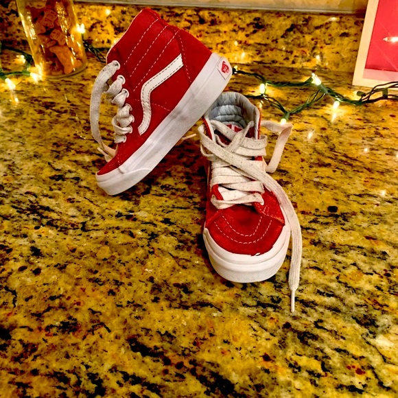 Vans Other - Kid’s Size 11 Red Vans
